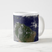 Orkaan Sandy langs de oostkust van de VS. Grote Koffiekop (Voorkant rechts)