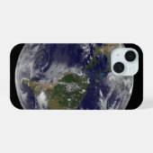 Orkaan Sandy langs de oostkust van de VS. iPhone 15 Case (Achterkant horizontaal)