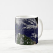 Orkaan Sandy langs de oostkust van de VS. Koffiemok (Voorkant rechts)