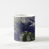 Orkaan Sandy langs de oostkust van de VS. Koffiemok (Center)