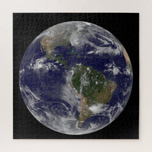 Orkaan Sandy langs de oostkust van de VS. Legpuzzel (Verticaal)