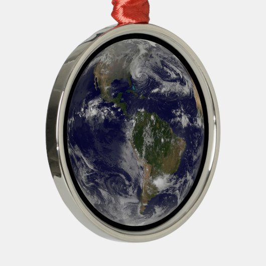 Orkaan Sandy langs de oostkust van de VS. Metalen Ornament (Rechts)