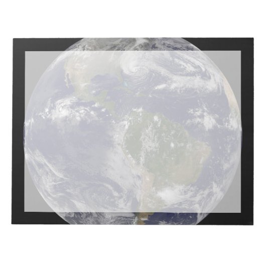 Orkaan Sandy langs de oostkust van de VS. Notitieblok (Voorkant)