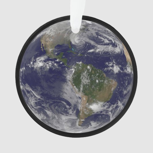 Orkaan Sandy langs de oostkust van de VS. Ornament (voorkant)