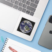 Orkaan Sandy langs de oostkust van de VS. Sticker (Laptop met iPhone)