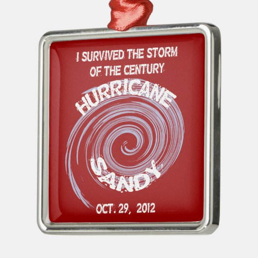 Orkaan Sandy Ornament (Links)