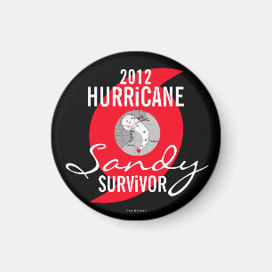 orkaan Sandy Survivor Magnet 5