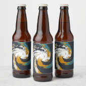 orkaan twirl bier etiket (Flessen)
