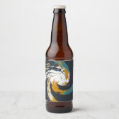 orkaan twirl bier etiket (Voorkant)