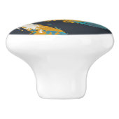 orkaan twirl keramische knop (Zijkant)