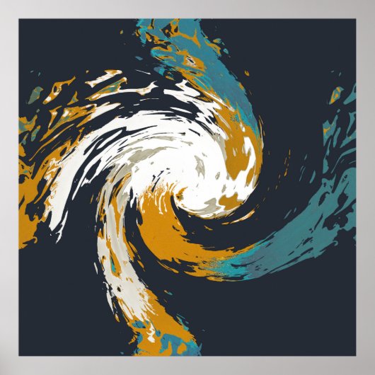 orkaan twirl poster (Voorkant)