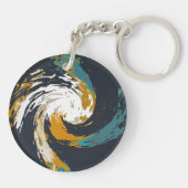 orkaan twirl sleutelhanger (Achterkant)