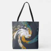 orkaan twirl tote bag (Voorkant)