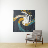 orkaan twirl wandkleed (In Situ (horizontaal))