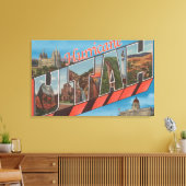 orkaan, Utah - grote letterscènes Canvas Afdruk (Insitu (Woonkamer))