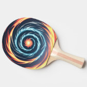 Orkaan van brand, Explosieve macht, Sprankelende v Tafeltennisbatje (Zijkant)