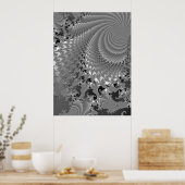 Orkaan van Gray Lace Poster (Keuken)