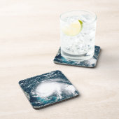 Orkaan voor de kust van Florida Bier Onderzetter (Rechterzijde)