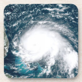 Orkaan voor de kust van Florida Bier Onderzetter (Voorkant)