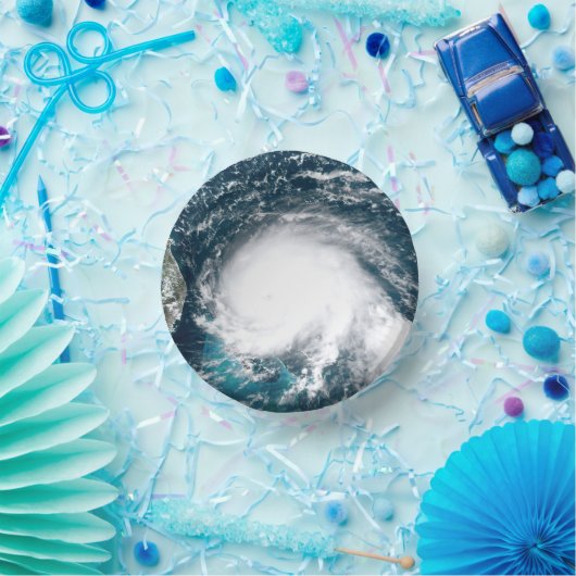 Orkaan voor de kust van Florida Papieren Kommen (Feest)