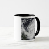 Orkaan Wilma in de Atlantische Oceaan en het Carib Mok (Voorkant rechts)