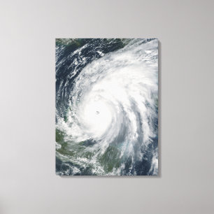 Orkaan Wilma over Mexico Canvas Afdruk