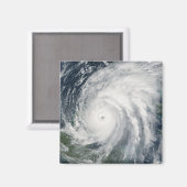 Orkaan Wilma over Mexico Magneet (Voorkant / Achterkant)