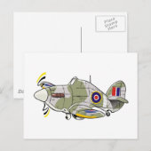 orkaankarikatuur van hawker briefkaart (Voorkant / Achterkant)