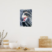 orkaanwaarschuwing poster (Keuken)