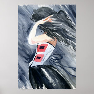 orkaanwaarschuwing poster