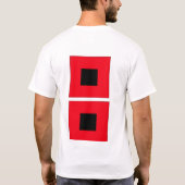 orkaanwaarschuwing t-shirt (Achterkant)