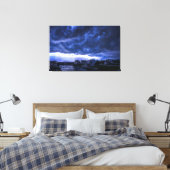 orkaanwolken boven Storm Canvas Afdruk (Insitu (Slaapkamer))