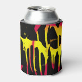 orkanen, bramen en ruggengraat blikjeskoeler (Blikje Voorkant)