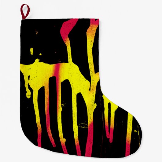 orkanen, bramen en ruggengraat grote kerstsok (Voorkant)