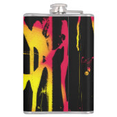 orkanen, bramen en ruggengraat heupfles (Achterkant)