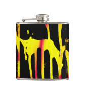 orkanen, bramen en ruggengraat heupfles (Voorkant)