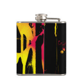 orkanen, bramen en ruggengraat heupfles (Achterkant)