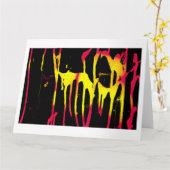 orkanen, bramen en ruggengraat kaart (Gele Bloem)