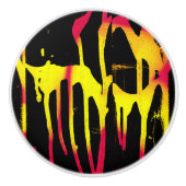 orkanen, bramen en ruggengraat keramische knop (Voorkant)