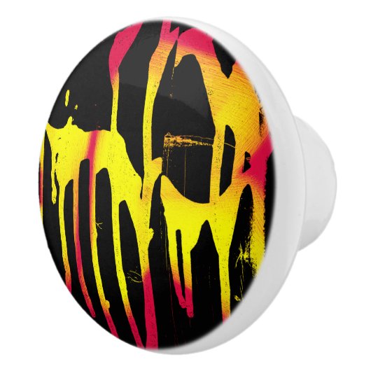 orkanen, bramen en ruggengraat keramische knop (Rechts)