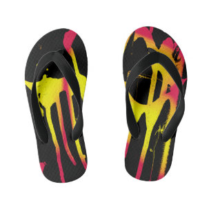 orkanen, bramen en ruggengraat kinder teenslippers