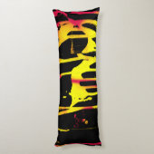 orkanen, bramen en ruggengraat lichaamskussen (Achterkant (Verticaal))