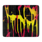 orkanen, bramen en ruggengraat snijplank (Voorkant)