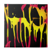 orkanen, bramen en ruggengraat tegeltje (Voorkant)