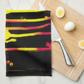 orkanen, bramen en ruggengraat theedoek (Quarter Fold)