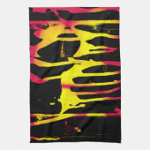 orkanen, bramen en ruggengraat theedoek (Verticaal)