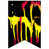 orkanen, bramen en ruggengraat vlaggetjes (Eerste vlag)