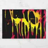 orkanen, bramen en ruggengraat voedselcontainer etiket (Enkel label)