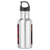 orkanen, bramen en ruggengraat waterfles (Achterkant)