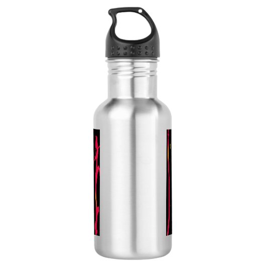 orkanen, bramen en ruggengraat waterfles  (Achterkant)